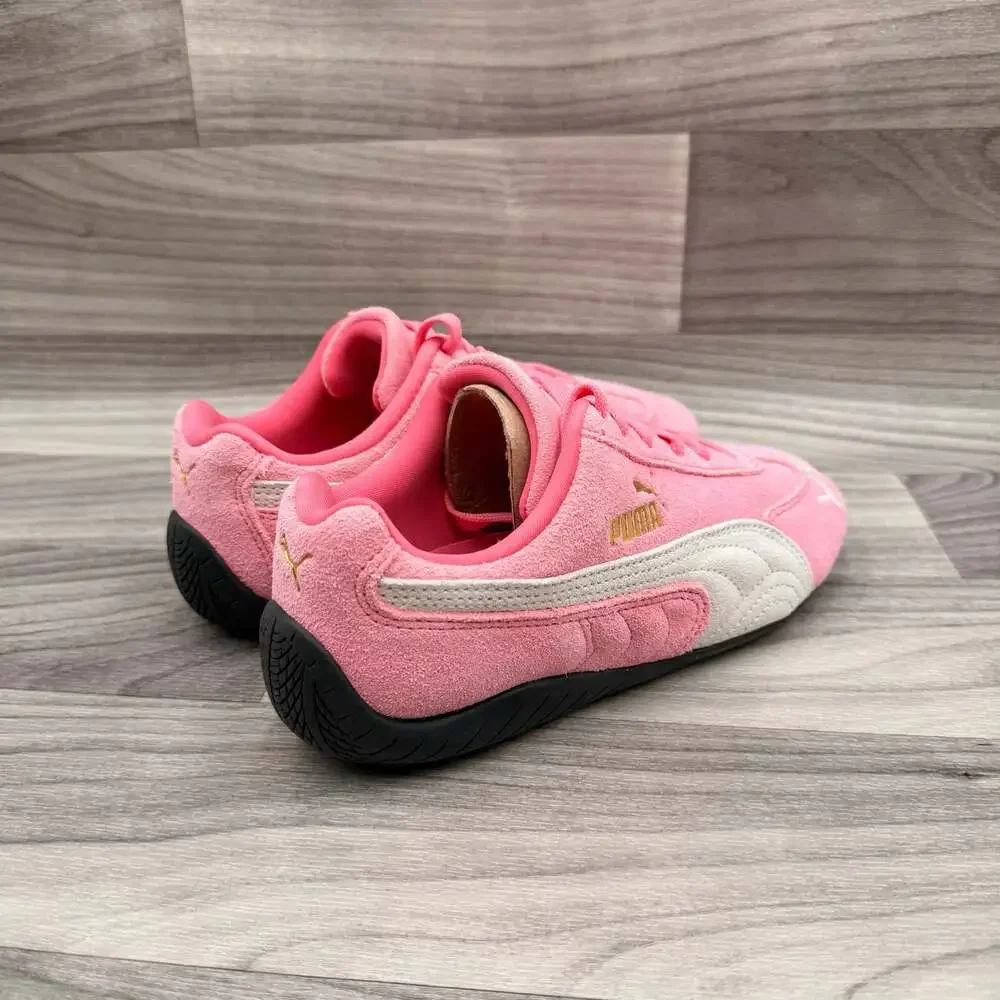 Puma NWOT Speedcat OG Big Kid 'Magic Rose' - Pink and White Suede Sneakers